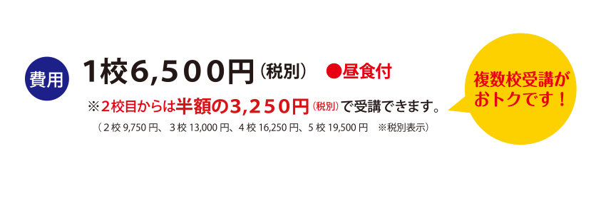 学校別入試特訓 費用